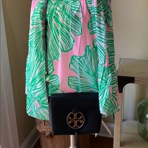 Tory Burch Miller Metal Logo Crossbody black